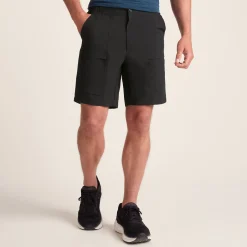 Activate Mens Performance Ripstop Shorts - Black