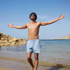 Adler Mens Swimshorts - Pale Blue