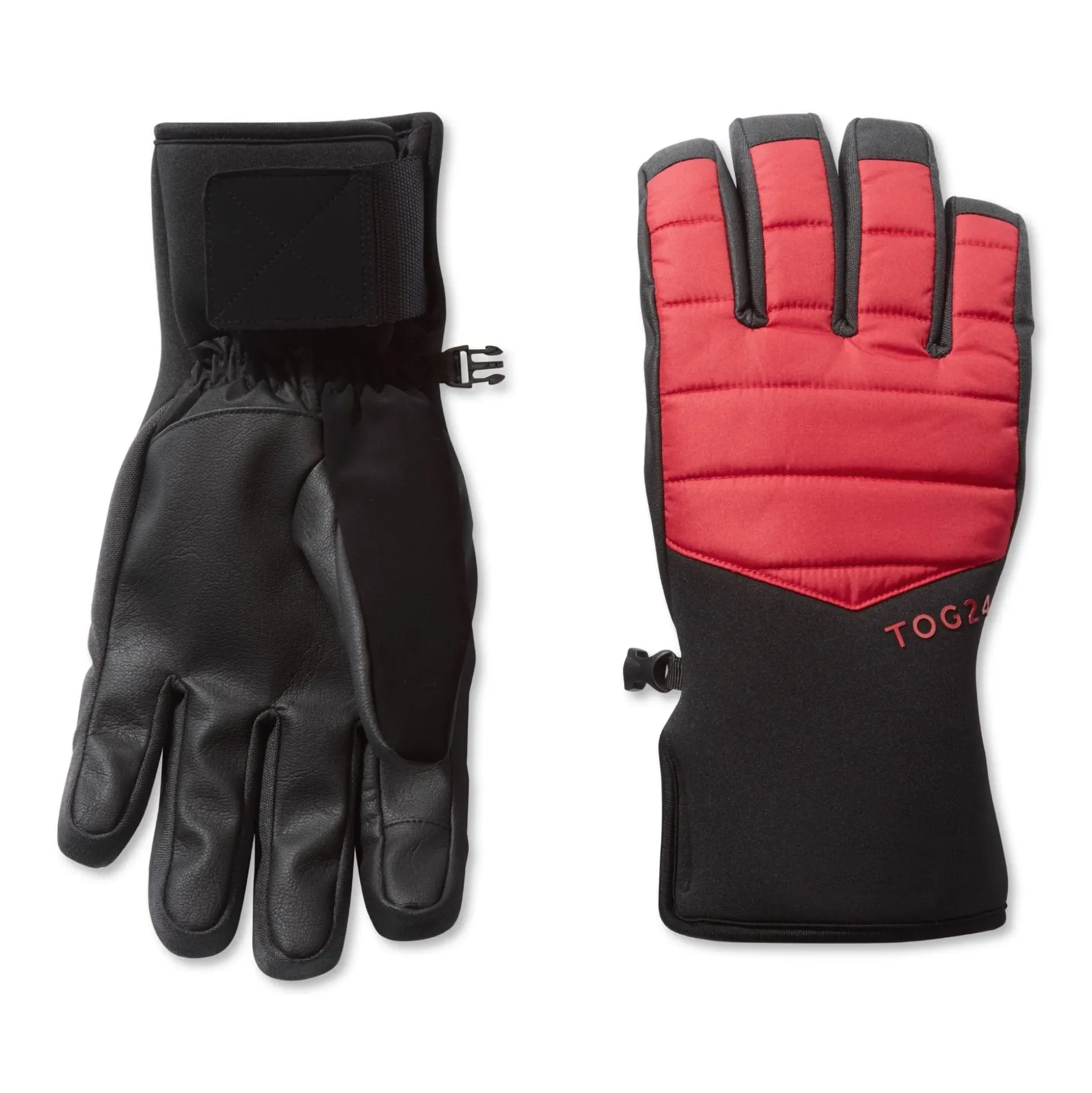 Adventure Waterproof Insulated Ski Gloves - Chilli Red