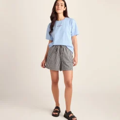 Agnes Womens Relaxed Fit Supersoft Premium T-Shirt - Ash Blue