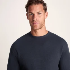 Ainsdale Mens Long Sleeve T-Shirt - Dark Indigo