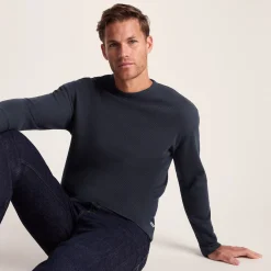 Ainsdale Mens Long Sleeve T-Shirt - Dark Indigo