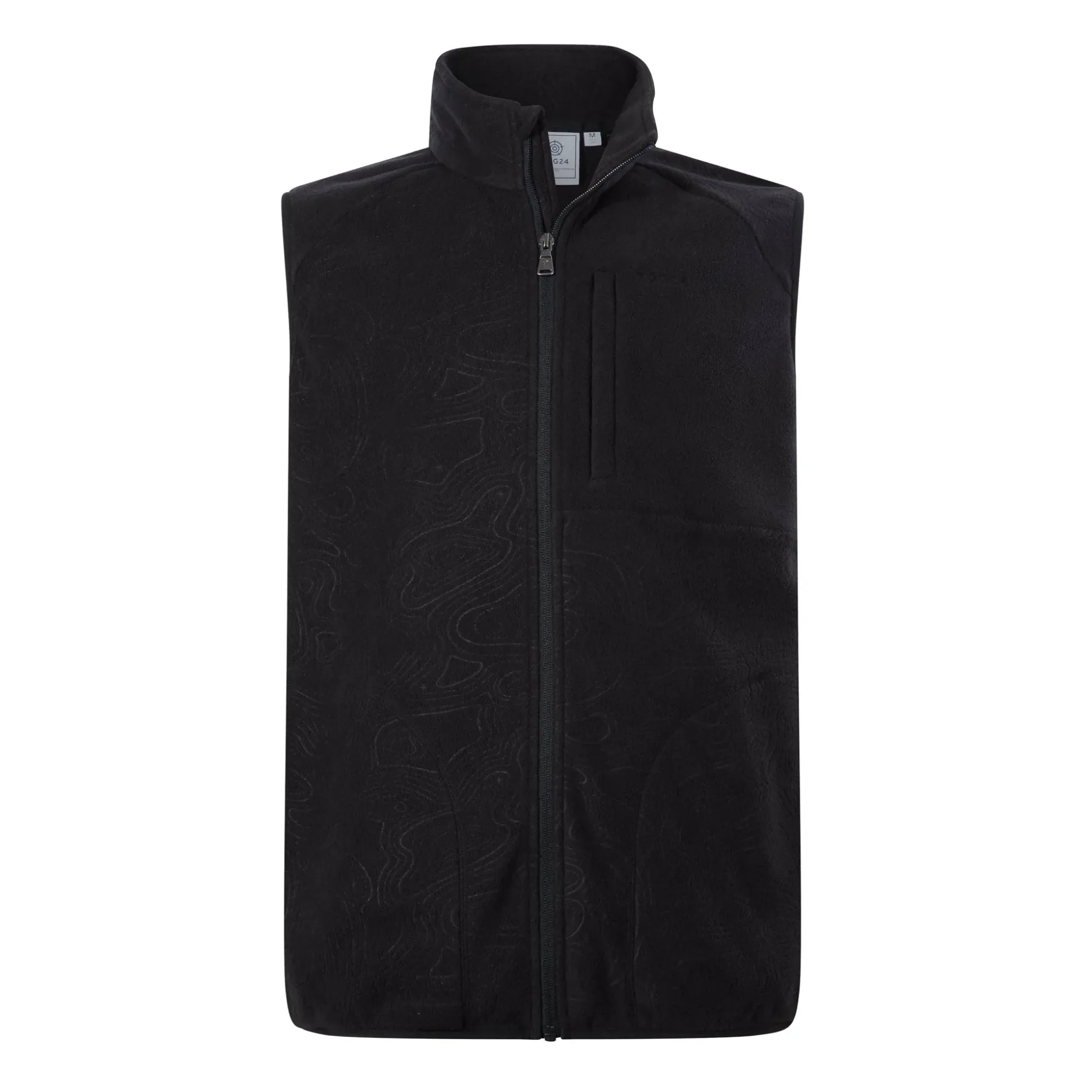 Ainsworth Mens Microfleece Gilet - Terrain Print