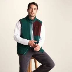 Ainsworth Mens Microfleece Gilet - Midnight Green