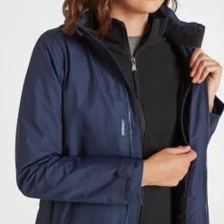 Airton Womens Waterproof Jacket - Navy