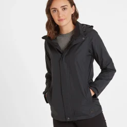Airton Womens Waterproof Jacket - Black