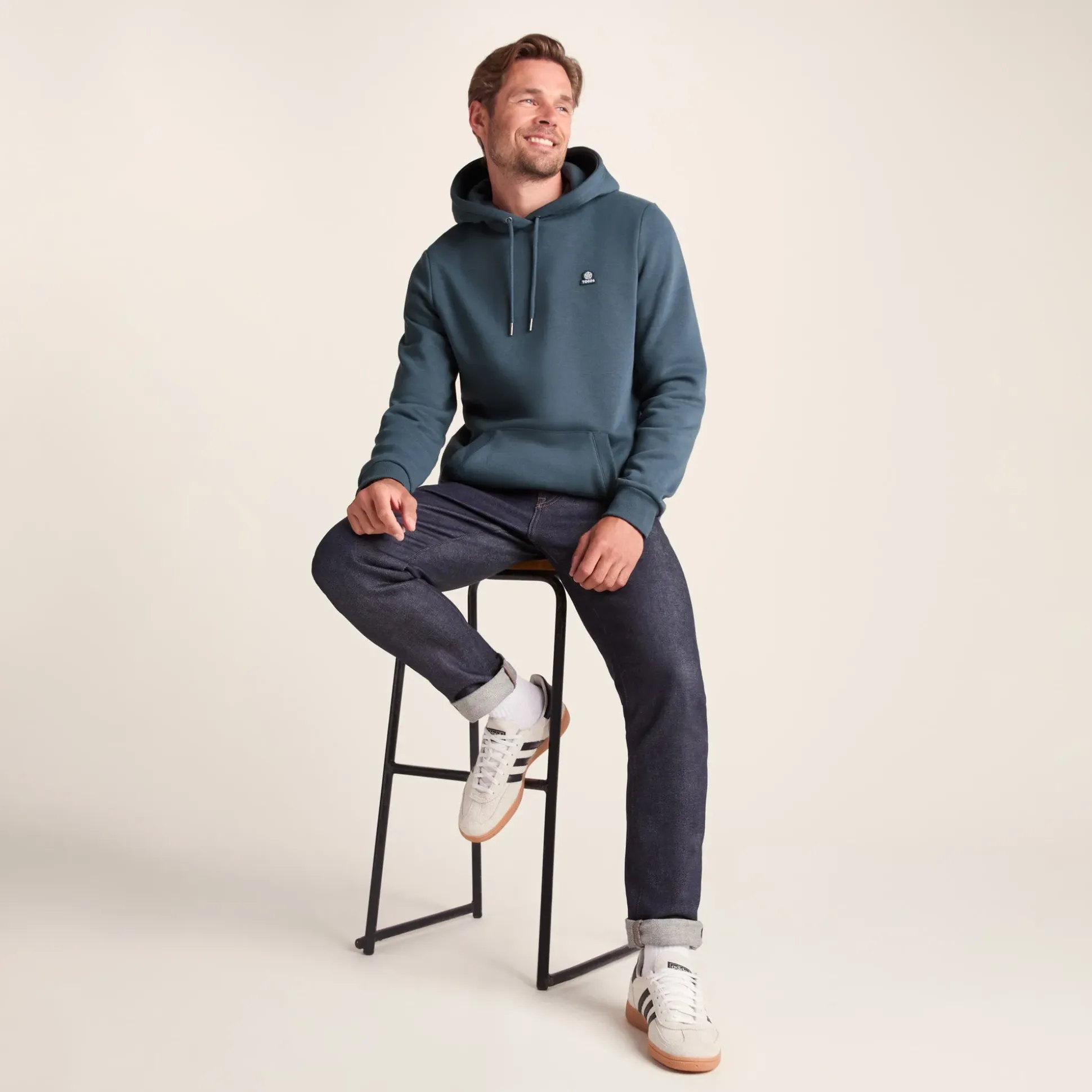 Akerman Mens Supersoft Hoody - Arctic Blue