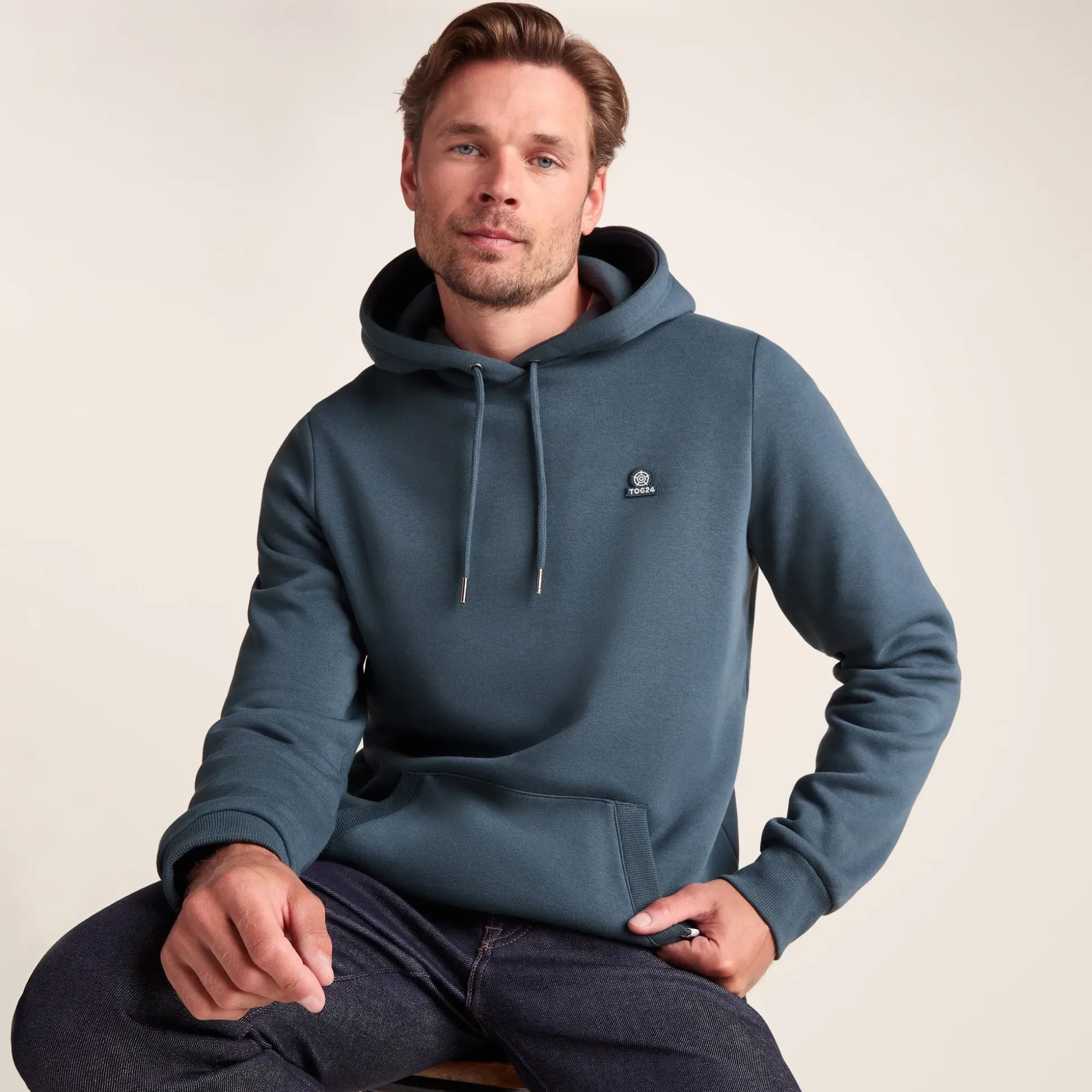 Akerman Mens Supersoft Hoody - Arctic Blue