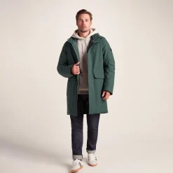Aksel Mens Waterproof Insulated Parka - Racing Green