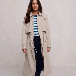 Alva Womens Waterproof Trench Coat - Taupe