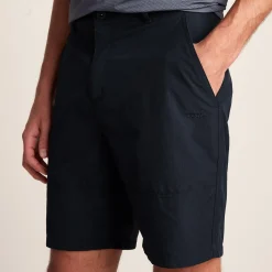 Amble Mens Lightweight Ripstop Performance Shorts - Black