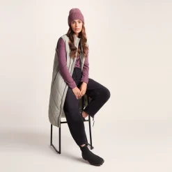 Anda Womens Shower Resistant Insulated Gilet - Dark Taupe