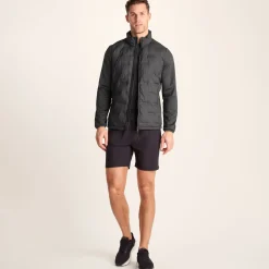 Anick Mens Lightweight Insulated Hybrid Jacket - Deep Slate