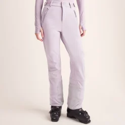 Annecy Womens Softshell Salopettes - Lavender Grey