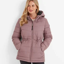 Anthorn Womens Padded Parka - Mauve