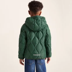 Arbor Kids Shower Resistant Padded Jacket - Dark Fern
