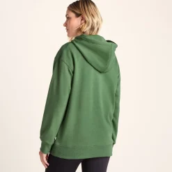 Aria Womens Supersoft Relaxed Fit Hoody - Dark Matcha