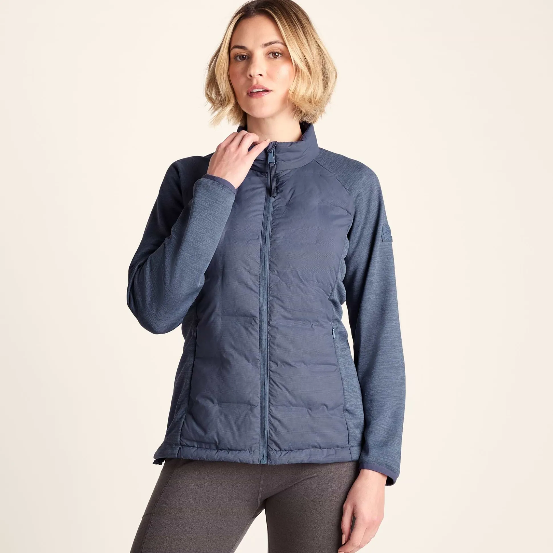 Arna Womens Lightweight Insulated Hybrid Jacket - Smokey Blue