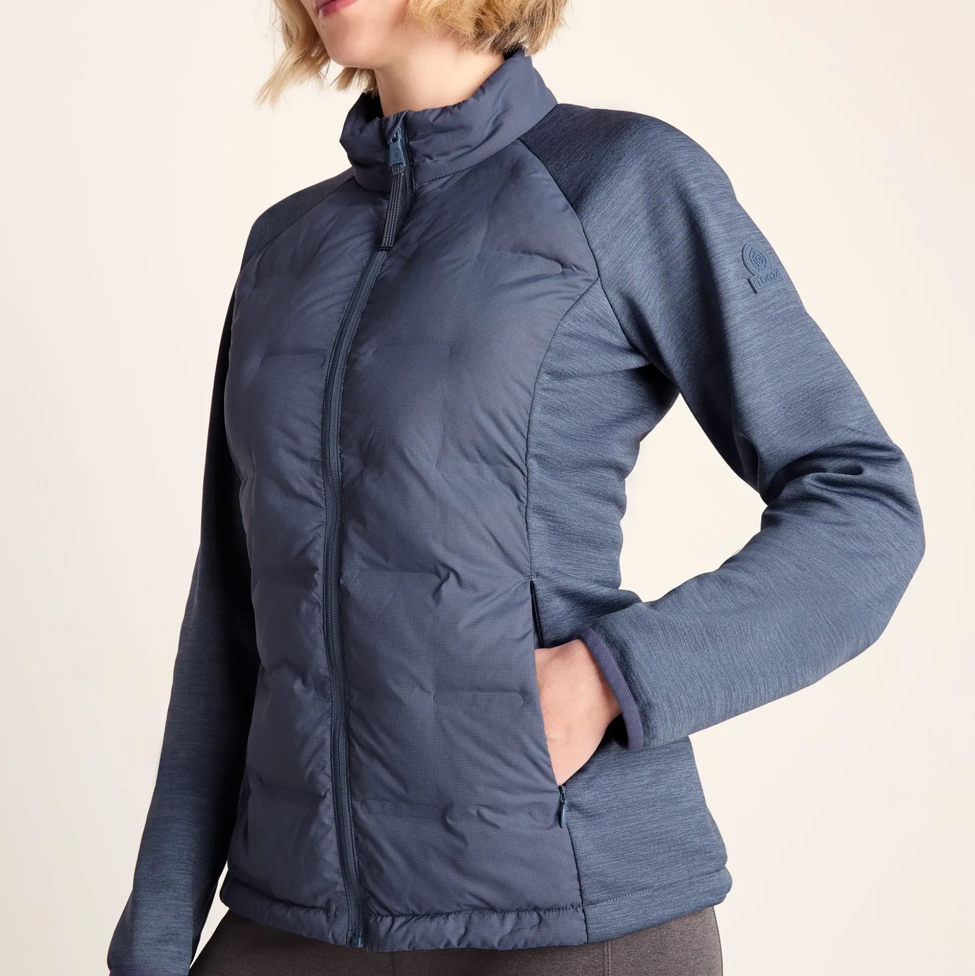 Arna Womens Lightweight Insulated Hybrid Jacket - Smokey Blue