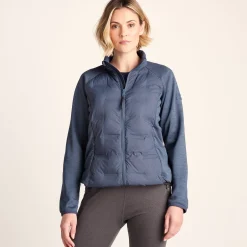 Arna Womens Lightweight Insulated Hybrid Jacket - Smokey Blue