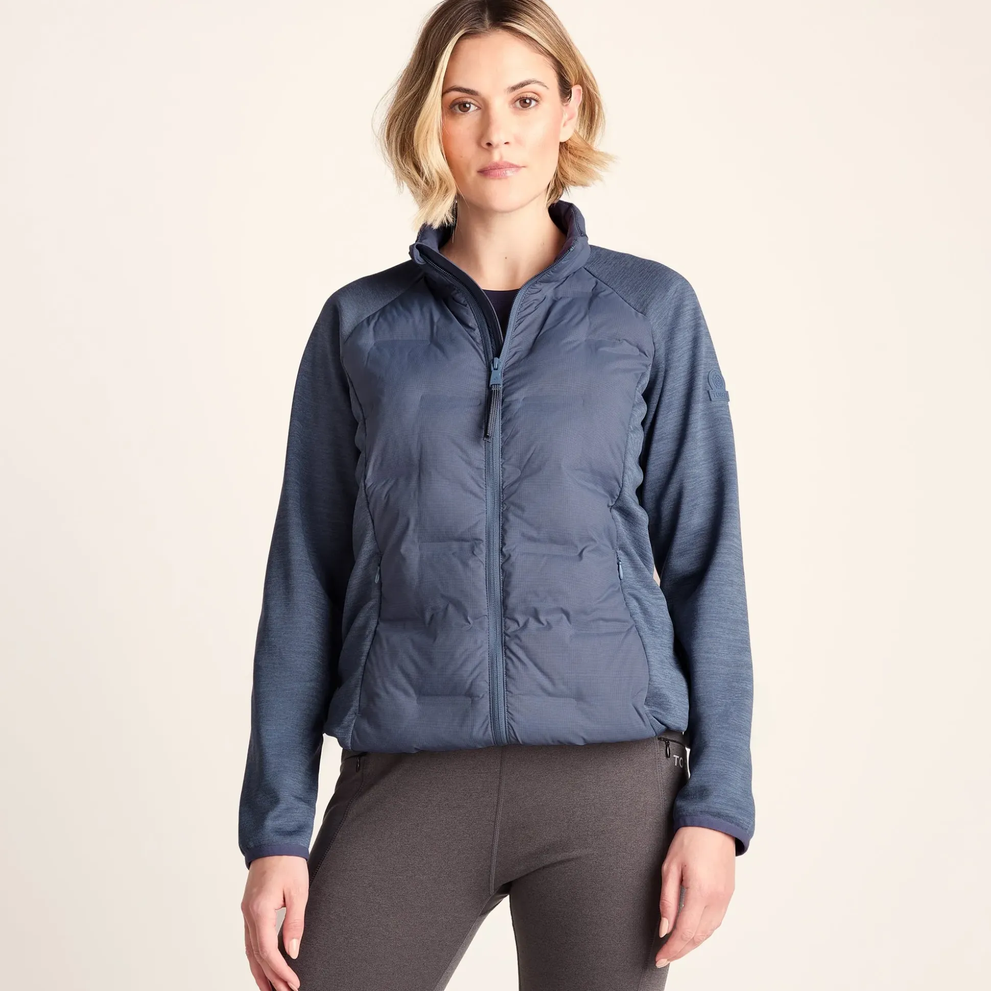 Arna Womens Lightweight Insulated Hybrid Jacket - Smokey Blue