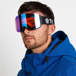 Arosa Goggles - Matt Black/Orange Revo Blue