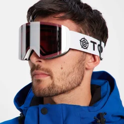 Arosa Goggles - Matt White/Vermillion