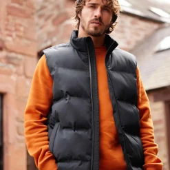 Arton Mens Shower and Wind Resistant Insulated Gilet - Black