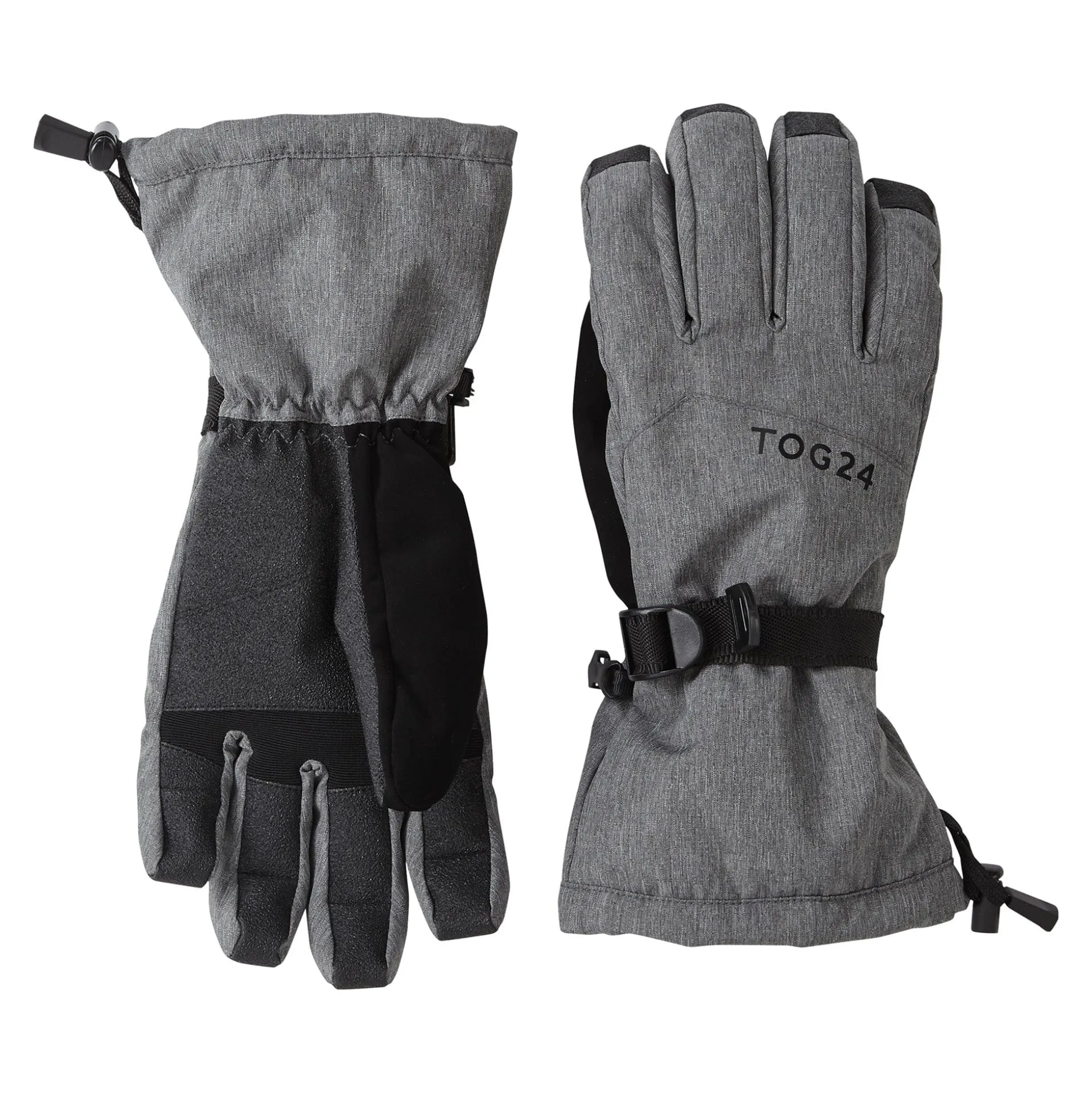 Ashfield Ski Gloves - Grey Marl