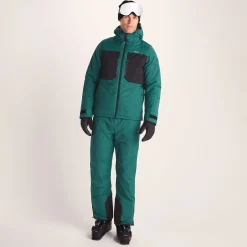 Avoriaz Mens Performance Waterproof Insulated Ski Jacket - Dark Turquoise/Black