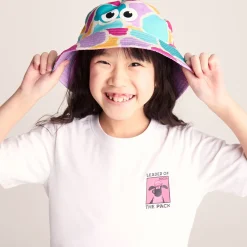 Balkhi Kids Shaun the Sheep Bucket Hat - Pink Cloud Print