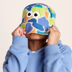 Balkhi Kids Shaun the Sheep Bucket Hat - Lime Cloud Print