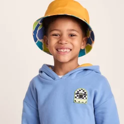 Balkhi Kids Shaun the Sheep Bucket Hat - Lime Cloud Print