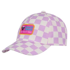 Bardoka Kids Shaun the Sheep Baseball Cap - Lilac Haze/White Checkerboard