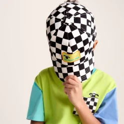Bardoka Kids Shaun the Sheep Baseball Cap - Black White Checkerboard