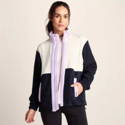 Bardon Womens Relaxed Fit Microfleece Jacket - Dark Indigo