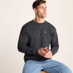 Barnaby Mens Relaxed Fit Supersoft Sweat - Deep Slate