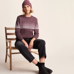 Bayman Womens Supersoft Sweat - Dark Mauve