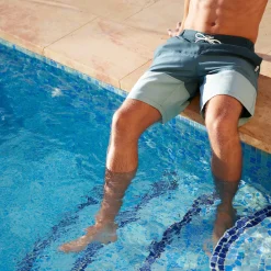 Bendon Mens Swimshorts - Deep Teal/Aegean Teal/Summer Sky