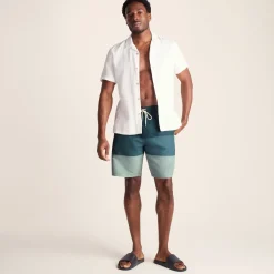 Bendon Mens Swimshorts - Deep Teal/Aegean Teal/Summer Sky