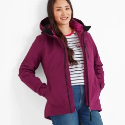 Beverley Womens 3-in-1 Waterproof Jacket - Purple Berry
