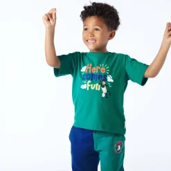 Boreray Kids Shaun the Sheep T-Shirt - Jungle Green