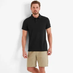 Bower Mens Polo Shirt - Black