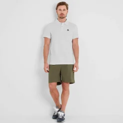 Braunton Mens 100% Cotton Pique Polo Shirt - Optic White