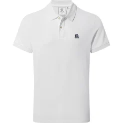Braunton Mens 100% Cotton Pique Polo Shirt - Optic White
