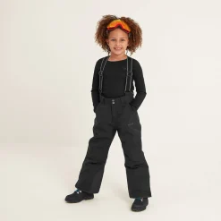 Brent Kids Waterproof Insulated Ski Pants - Black
