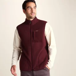 Brierly Mens Thermal Sherpa Gilet - Burnt Caramel