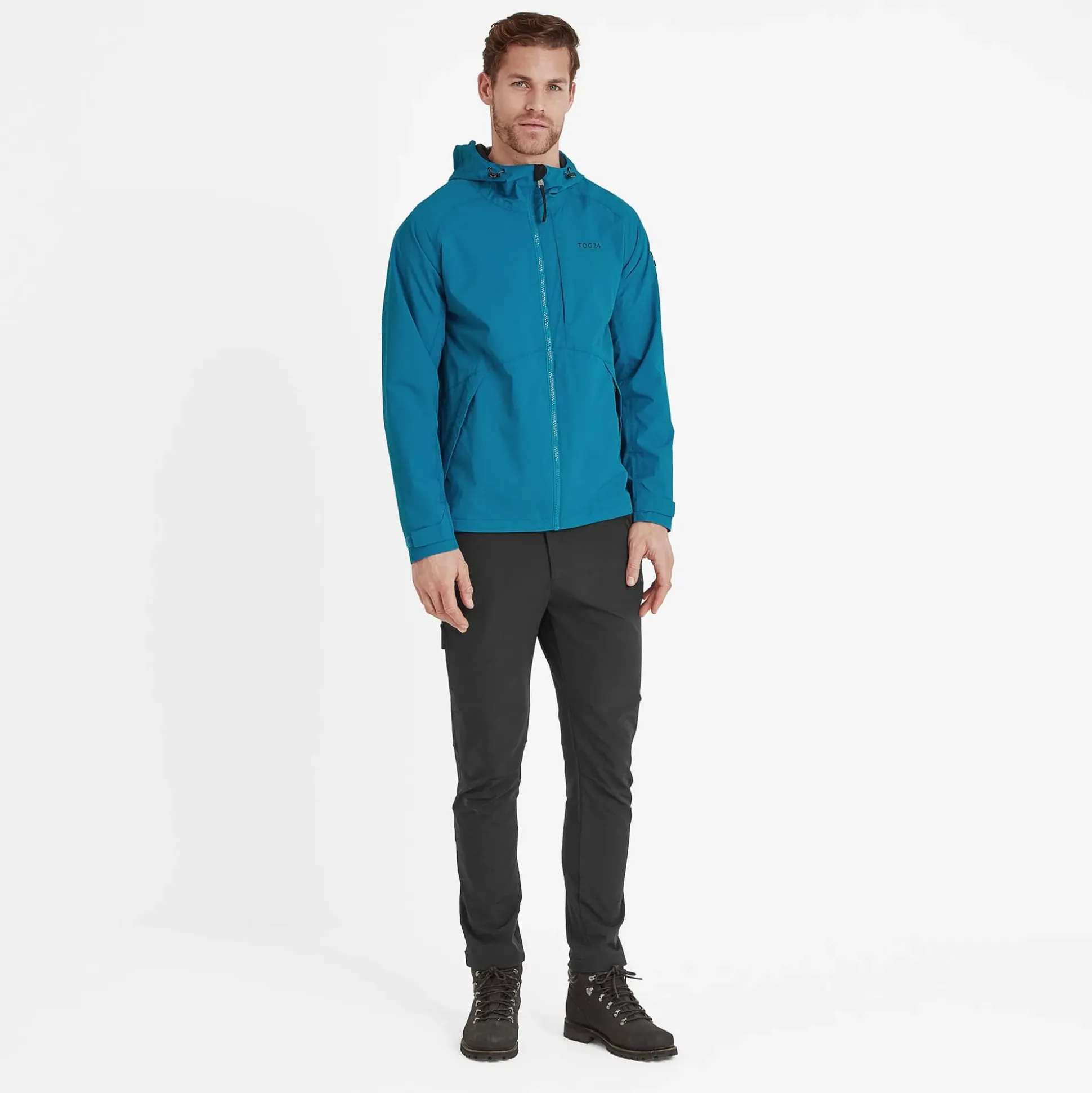 Brigsteer Mens Waterproof Jacket - Peacock Blue