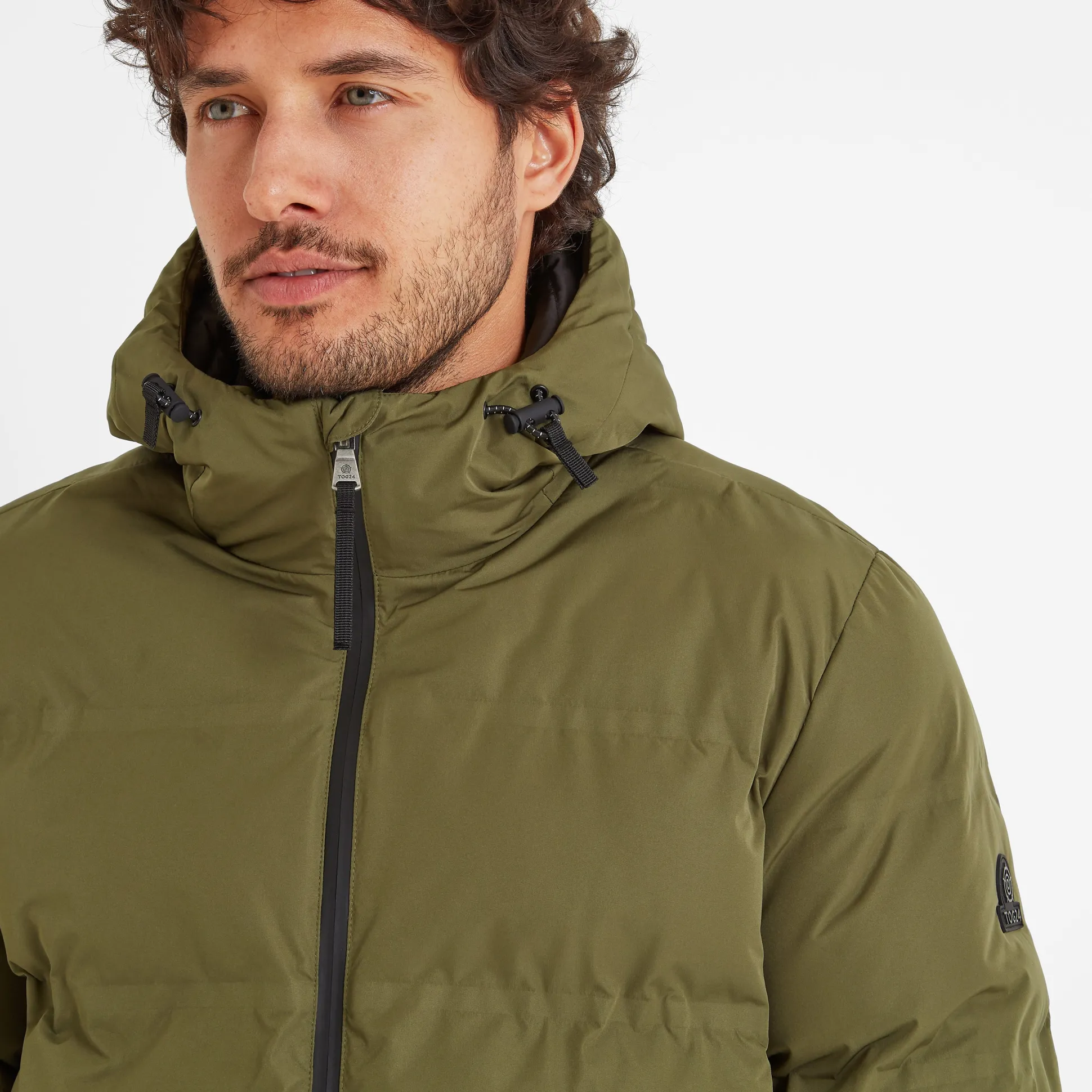 Brinkley Mens Parka - Khaki