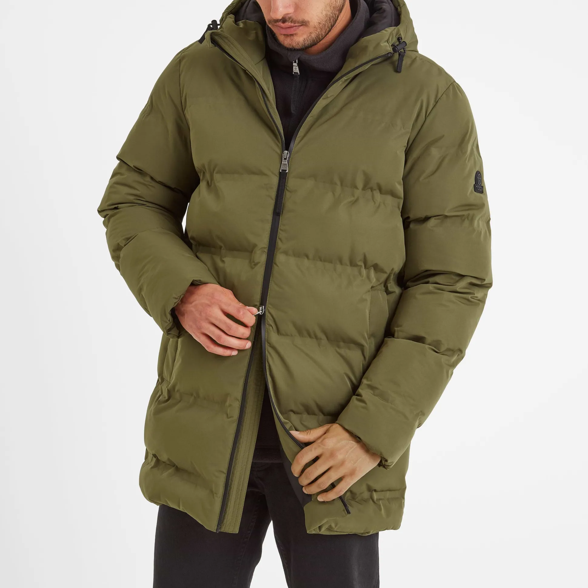 Brinkley Mens Parka - Khaki